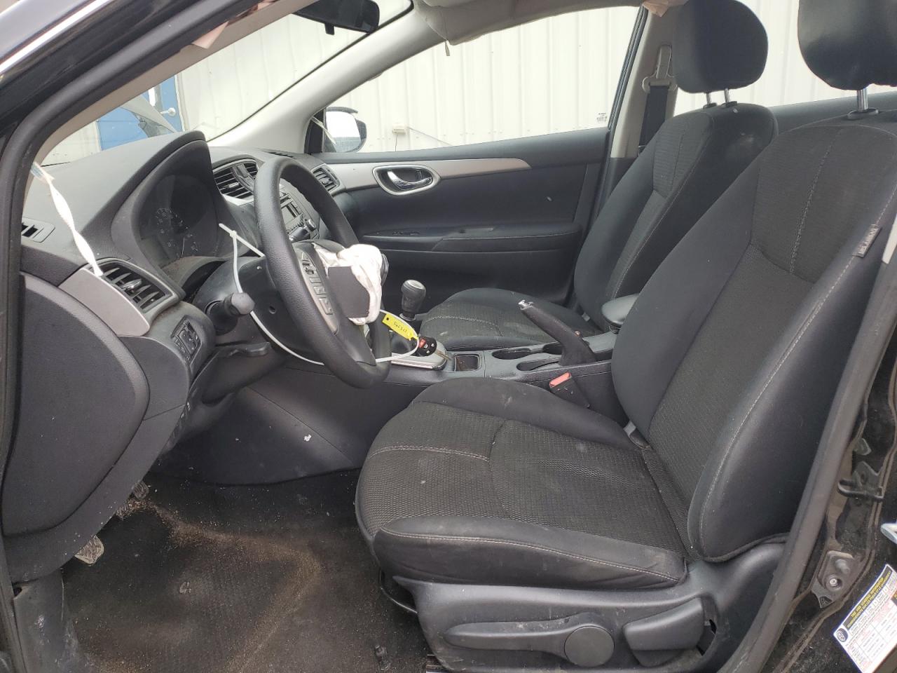 2015 Nissan Sentra VIN 3N1AB7AP6FY350298 Copart auction photo, front end / side damage thumbnail 7