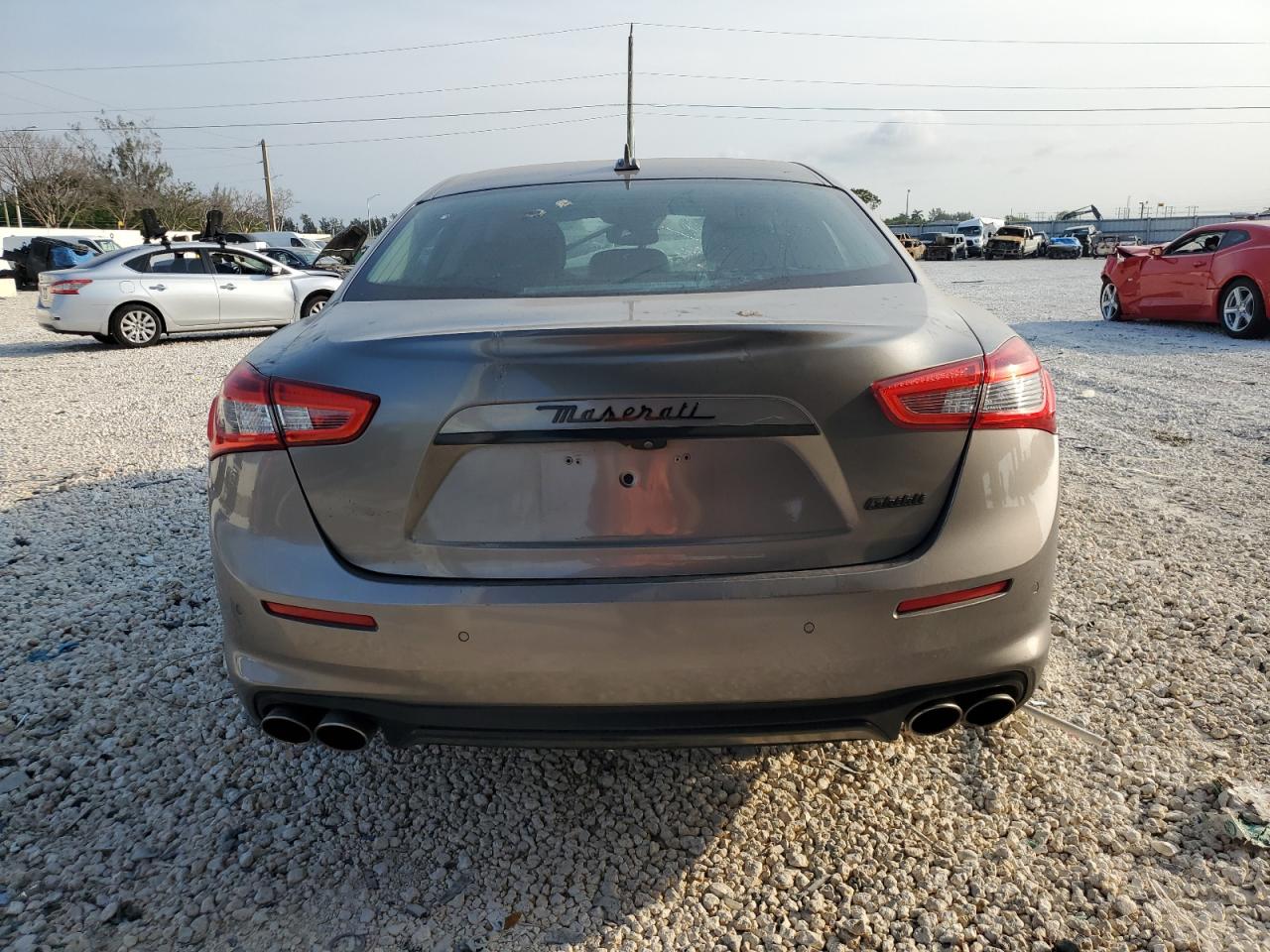2018 Maserati Ghibli VIN ZAM57XSA6J1275847 Copart auction photo, front end damage thumbnail 6