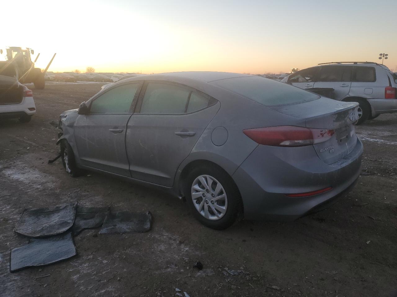 2018 Hyundai Elantra VIN KMHD74LF4JU451510 Copart auction photo, front end damage thumbnail 2