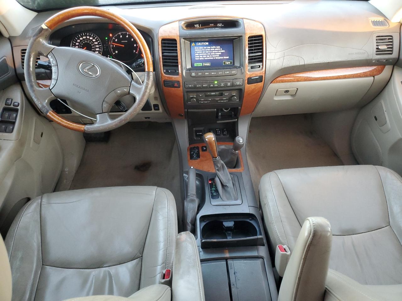 2006 Lexus GX VIN JTJBT20X460097587 Copart auction photo, front end / side damage thumbnail 8