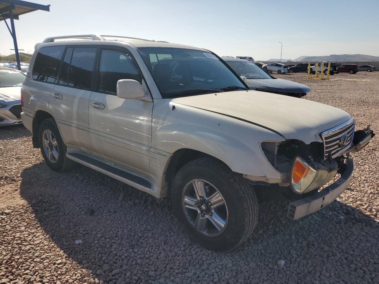 2006 Lexus LX VIN JTJHT00W464013203 Copart auction photo, front end damage thumbnail 4