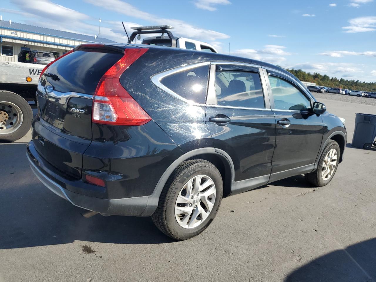2015 Honda CR-V VIN 2HKRM4H52FH608357 Copart auction photo, side damage thumbnail 3