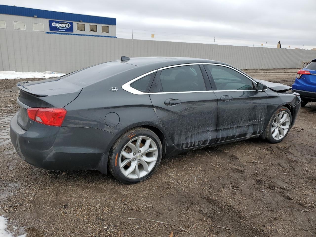 2014 Chevrolet Impala VIN 1G1125S33EU117244 Copart auction photo, front end / side damage thumbnail 3