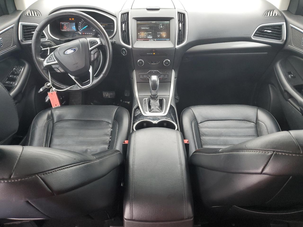 2015 Ford Edge VIN 2FMTK4J80FBB48591 Copart auction photo, front end / side damage thumbnail 8