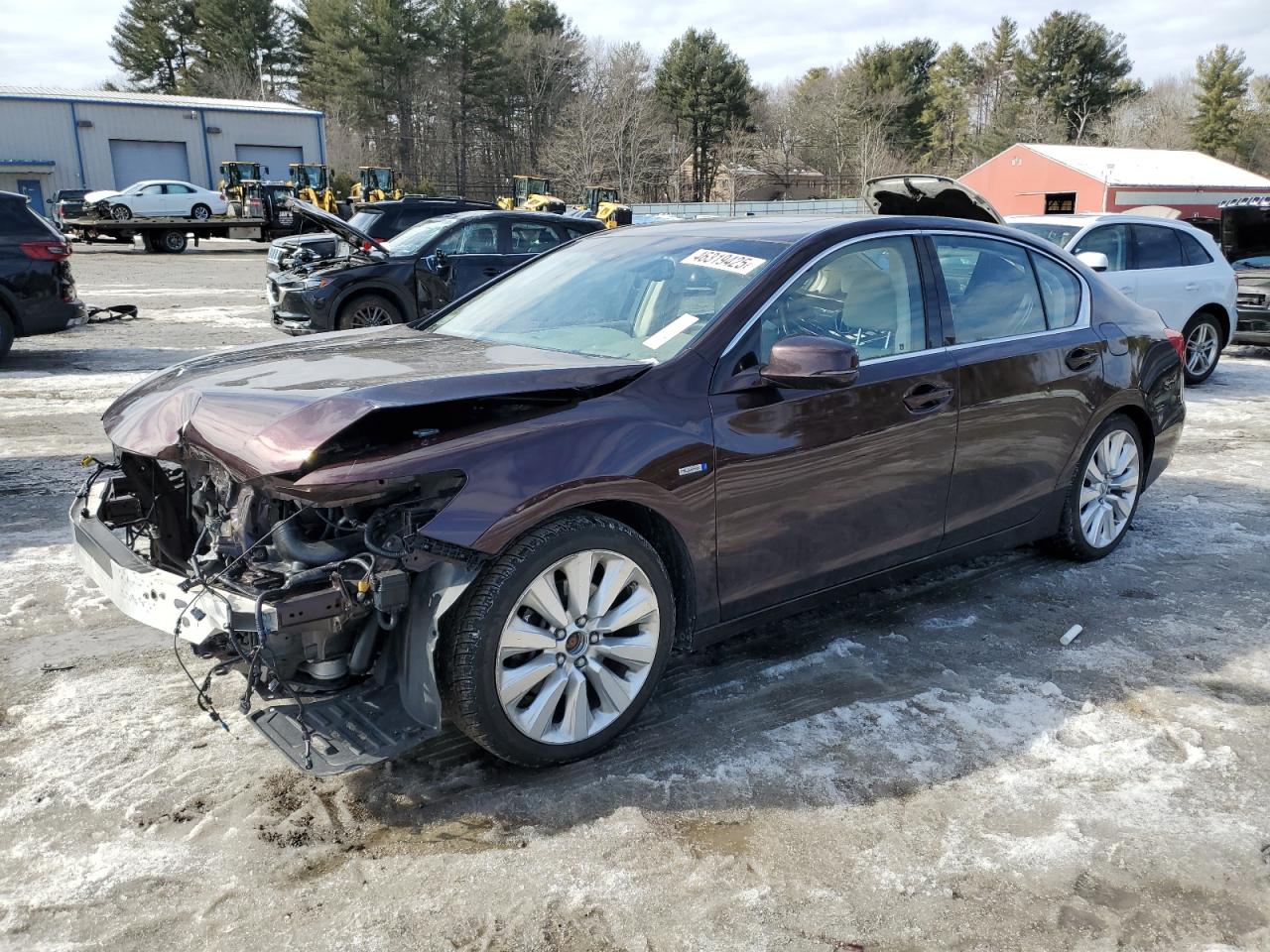 2017 Acura RLX VIN JH4KC2F98HC000094 - Copart auction photo