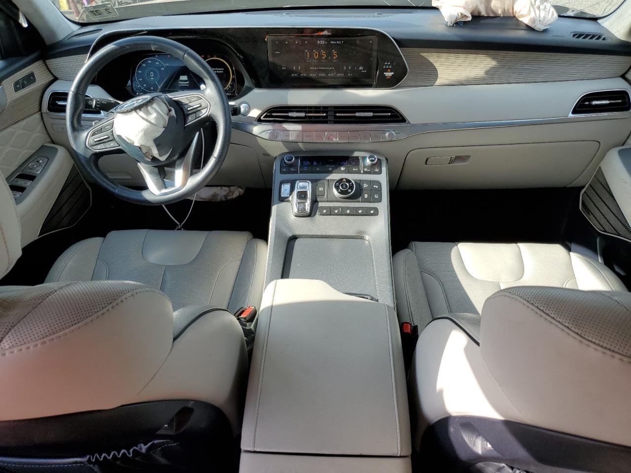 2022 Hyundai Palisade VIN KM8R7DHE9NU421351 Copart auction photo, rear end / front end damage thumbnail 8