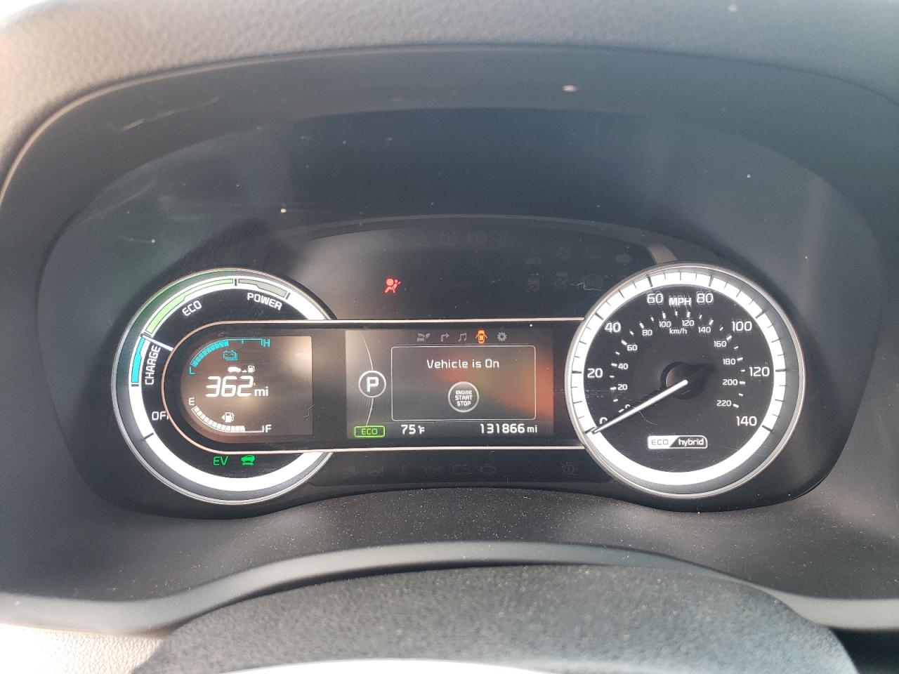 2017 KIA Niro VIN KNDCE3LC7H5047837 Copart auction photo, front end damage thumbnail 9