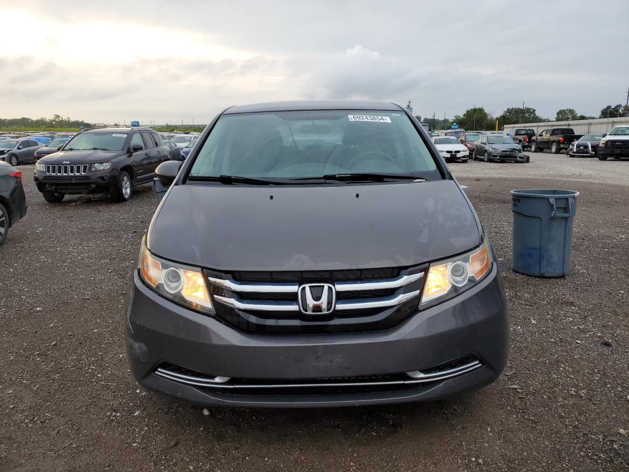2015 Honda Odyssey VIN 5FNRL5H42FB019484 Copart auction photo, rear end / side damage thumbnail 5