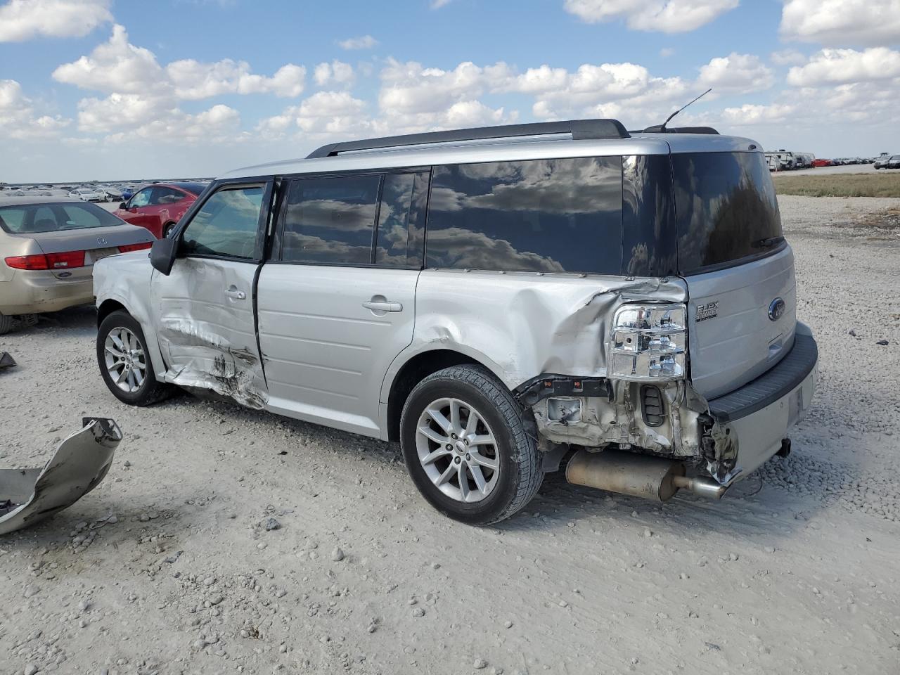 2014 Ford Flex VIN 2FMGK5B83EBD44982 Copart auction photo, front end / all over damage thumbnail 2