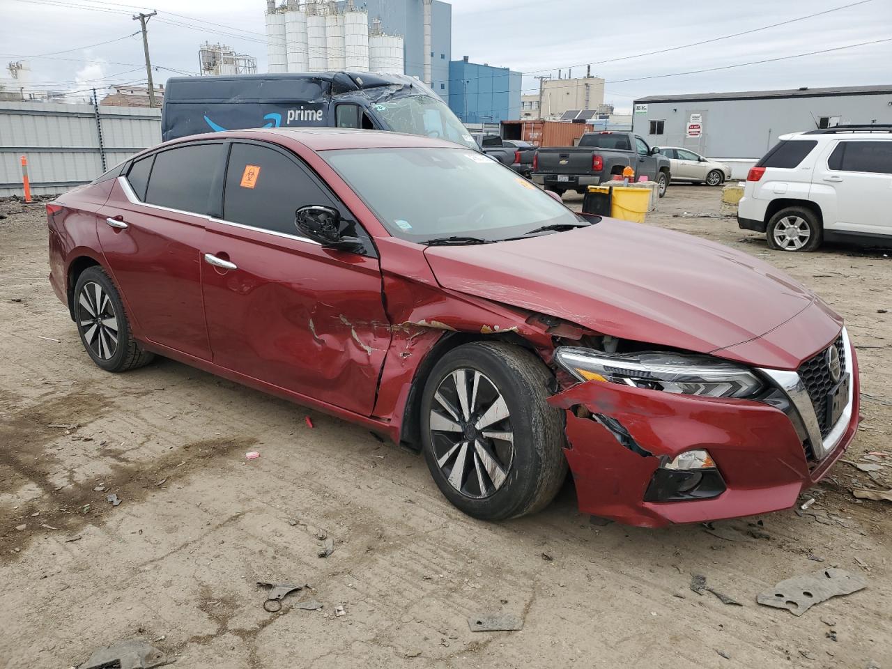 2019 Nissan Altima VIN 1N4BL4DW0KC140515 Copart auction photo, side / front end damage thumbnail 4