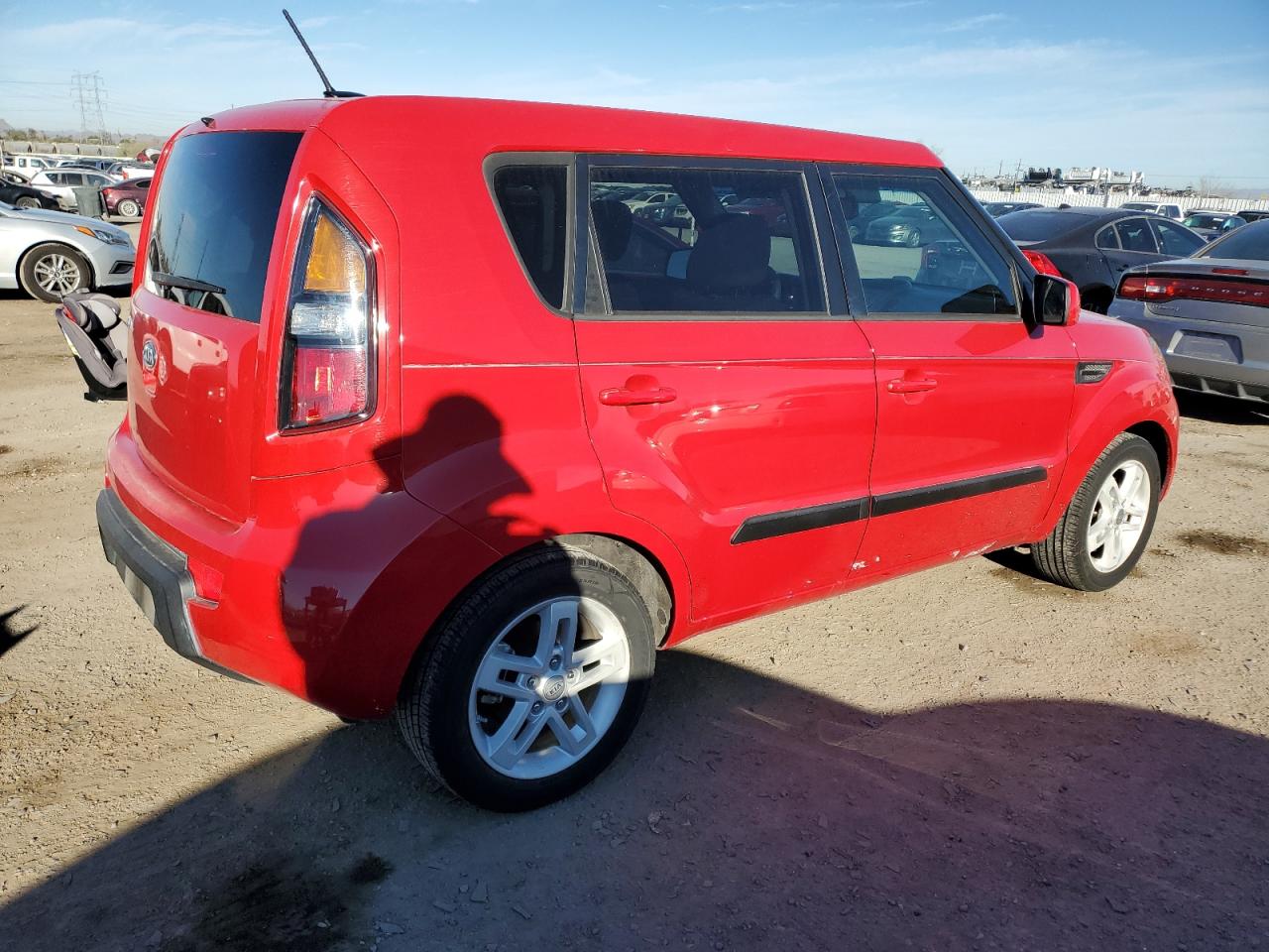 2011 KIA Soul VIN KNDJT2A27B7223587 Copart auction photo, front end damage thumbnail 3