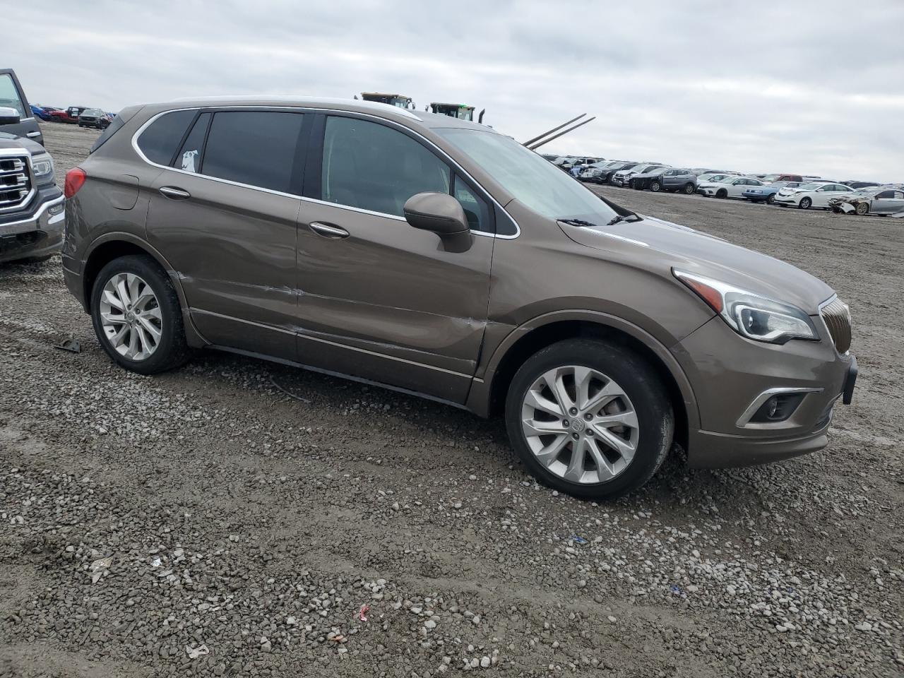 2017 Buick Envision VIN LRBFXFSX3HD235563 Copart auction photo, all over damage thumbnail 4