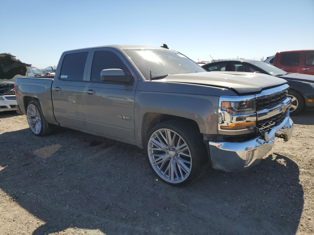 2017 Chevrolet Silverado VIN 3GCPCREC9HG183564 Copart auction photo, front end / mechanical damage thumbnail 4