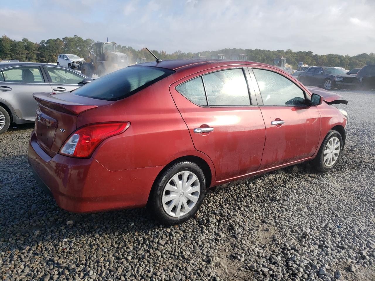 2019 Nissan Versa VIN 3N1CN7AP9KL800856 Copart auction photo, front end damage thumbnail 3