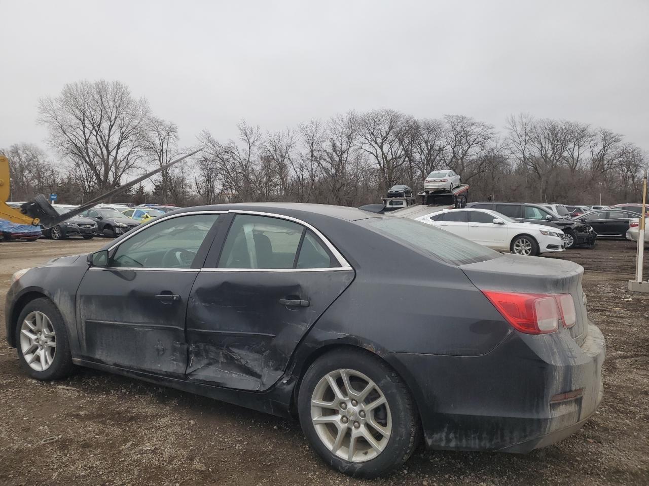 2015 Chevrolet Malibu VIN 1G11C5SL1FF189515 Copart auction photo, side / undercarriage damage thumbnail 2