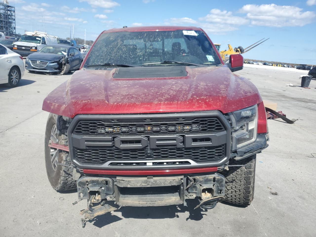 2018 Ford F-150 VIN 1FTFW1RG6JFE37854 Copart auction photo, front end damage thumbnail 5