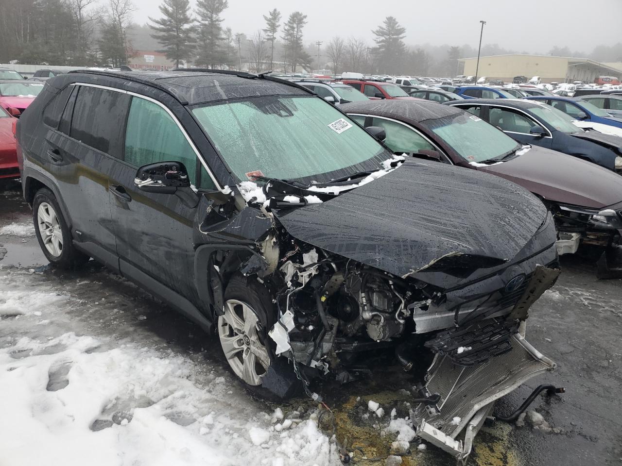2020 Toyota RAV 4 VIN 2T3RWRFV4LW060795 Copart auction photo, front end damage thumbnail 4
