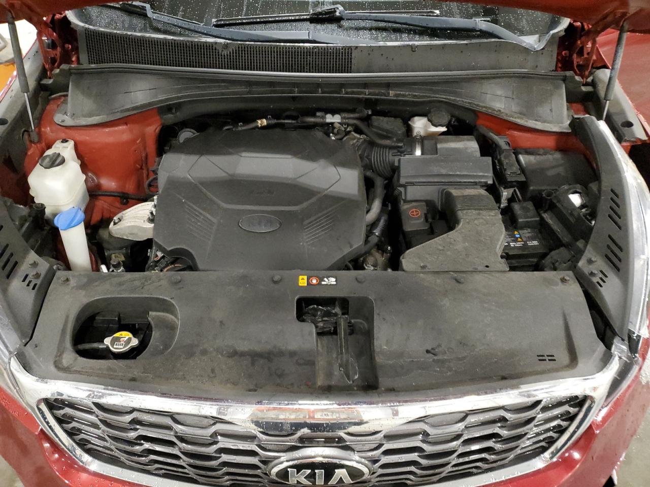 2019 KIA Sorento VIN 5XYPHDA53KG507402 Copart auction photo, front end / side damage thumbnail 13