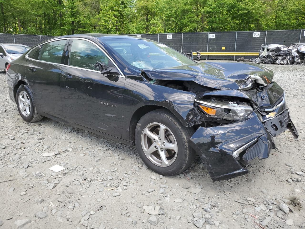 2016 Chevrolet Malibu VIN 1G1ZB5ST6GF223035 Copart auction photo, all over damage thumbnail 4