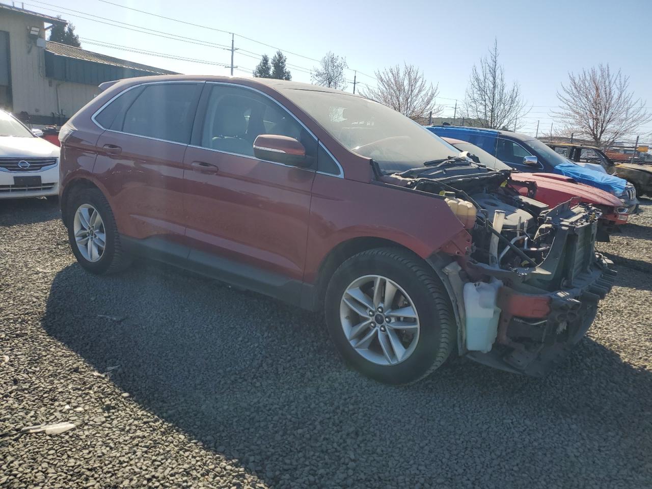 2016 Ford Edge VIN 2FMPK4J99GBB46785 Copart auction photo, all over damage thumbnail 4