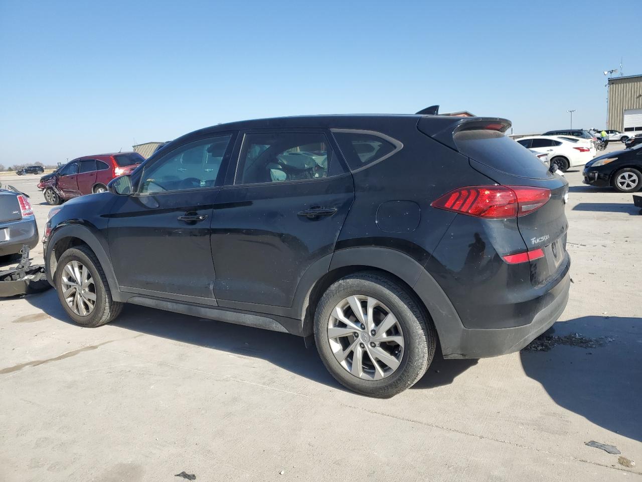 2019 Hyundai Tucson VIN KM8J23A48KU887002 Copart auction photo, rear end damage thumbnail 2