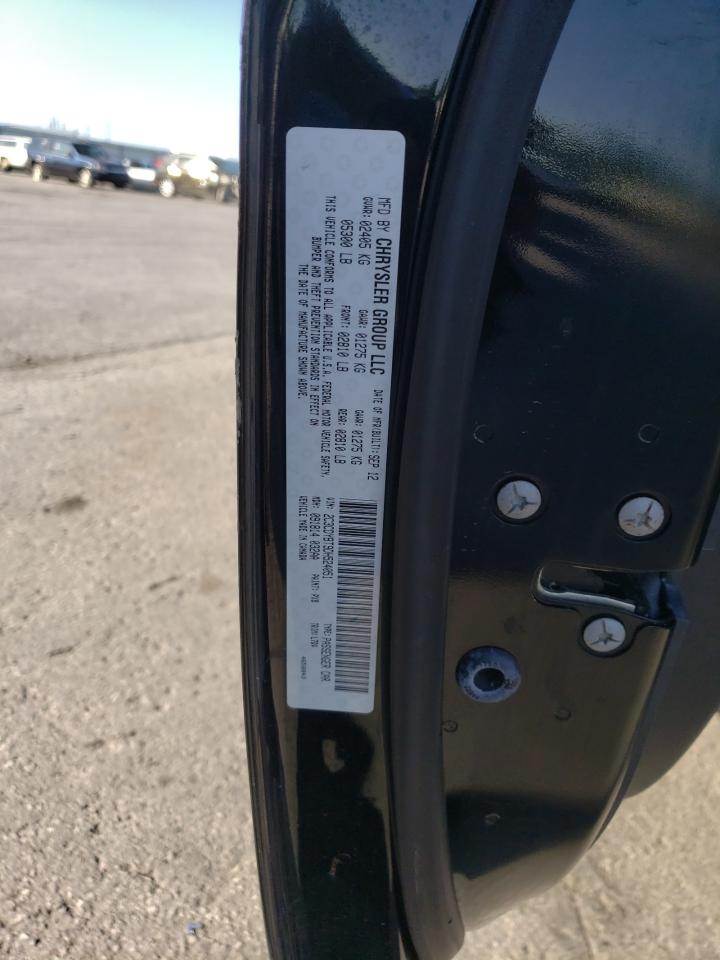 2013 Dodge Challenger VIN 2C3CDYBT9DH524051 Copart auction photo, front end damage thumbnail 12