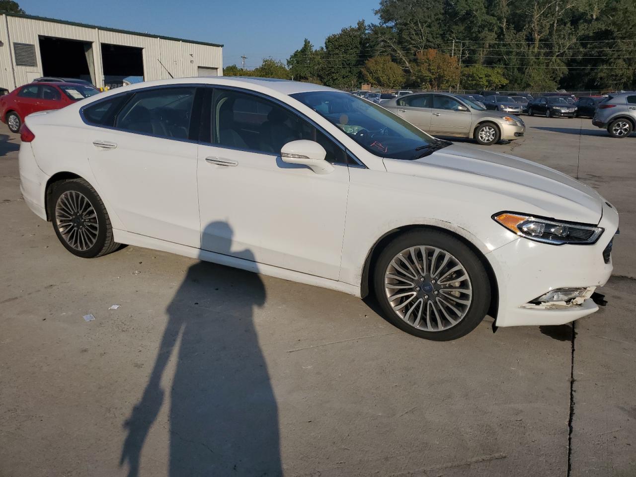 2018 Ford Fusion VIN 3FA6P0D99JR170055 Copart auction photo, front end damage thumbnail 4