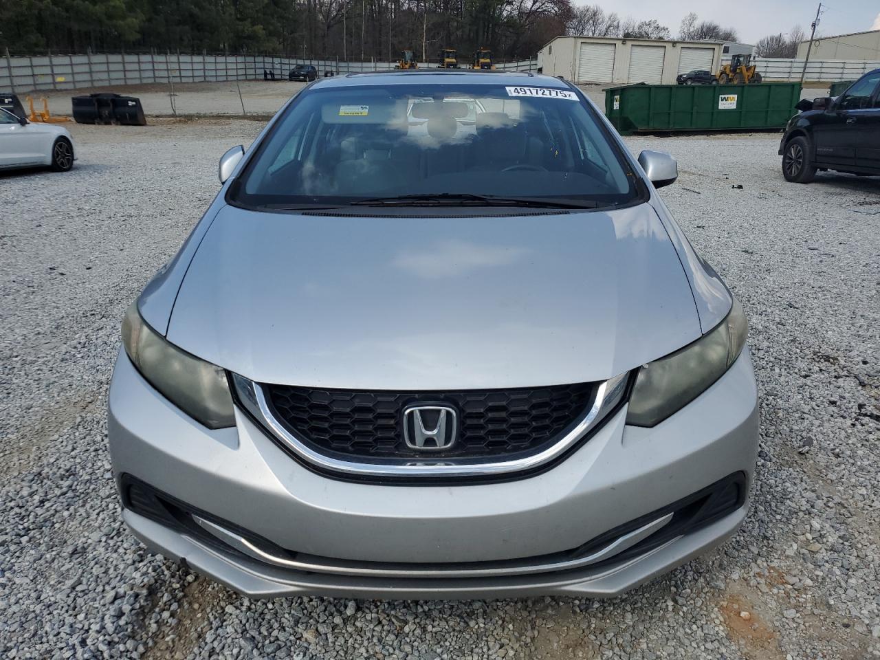 2013 Honda Civic VIN 19XFB2F8XDE007337 Copart auction photo, rear end / minor dent/scratches damage thumbnail 5