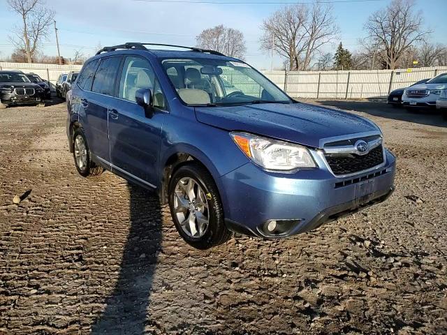 2015 Subaru Forester VIN JF2SJAUCXFH491673 Copart auction photo, side damage thumbnail 12