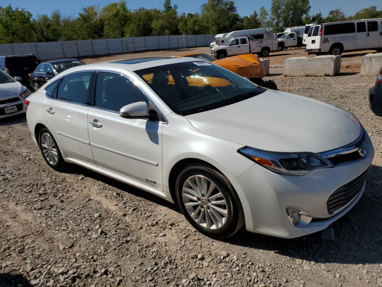 2014 Toyota Avalon VIN 4T1BD1EB9EU025309 Copart auction photo, hail / minor dent/scratches damage thumbnail 4