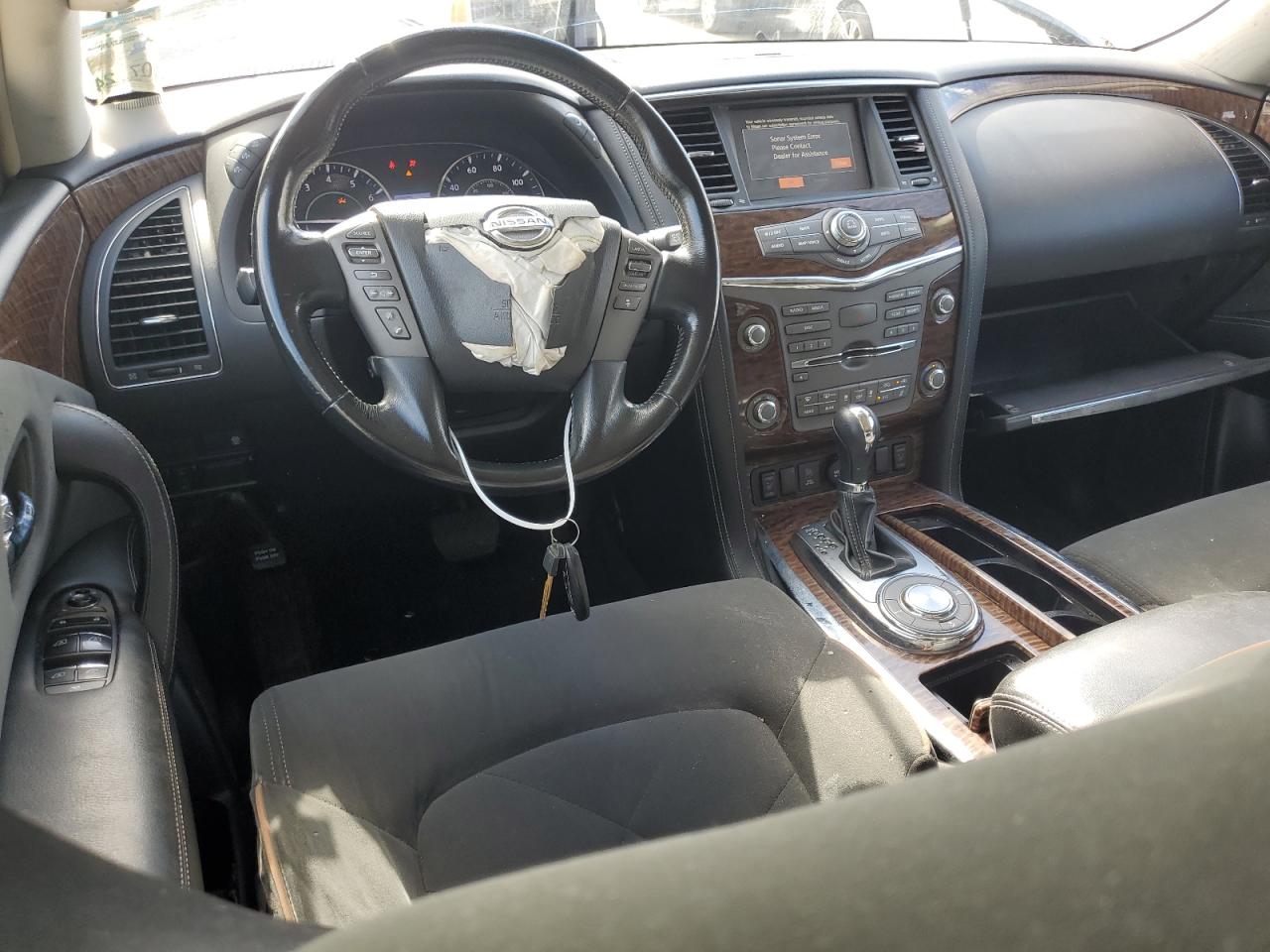 2019 Nissan Armada VIN JN8AY2ND7K9090724 Copart auction photo, front end damage thumbnail 8