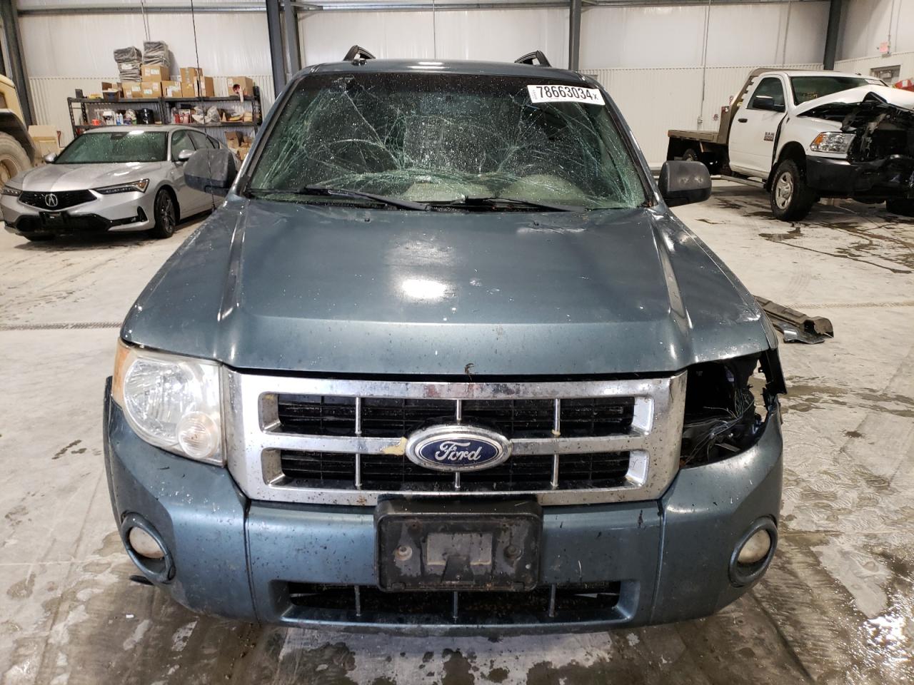 2011 Ford Escape VIN 1FMCU9D74BKA76191 Copart auction photo, front end damage thumbnail 5
