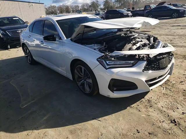2021 Acura TLX VIN 19UUB6F67MA005384 Copart auction photo, front end / side damage thumbnail 11