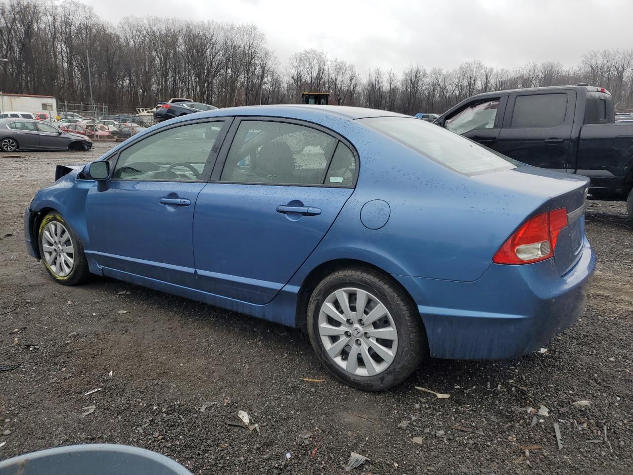 2009 Honda Civic VIN 2HGFA16589H363091 Copart auction photo, front end / side damage thumbnail 2