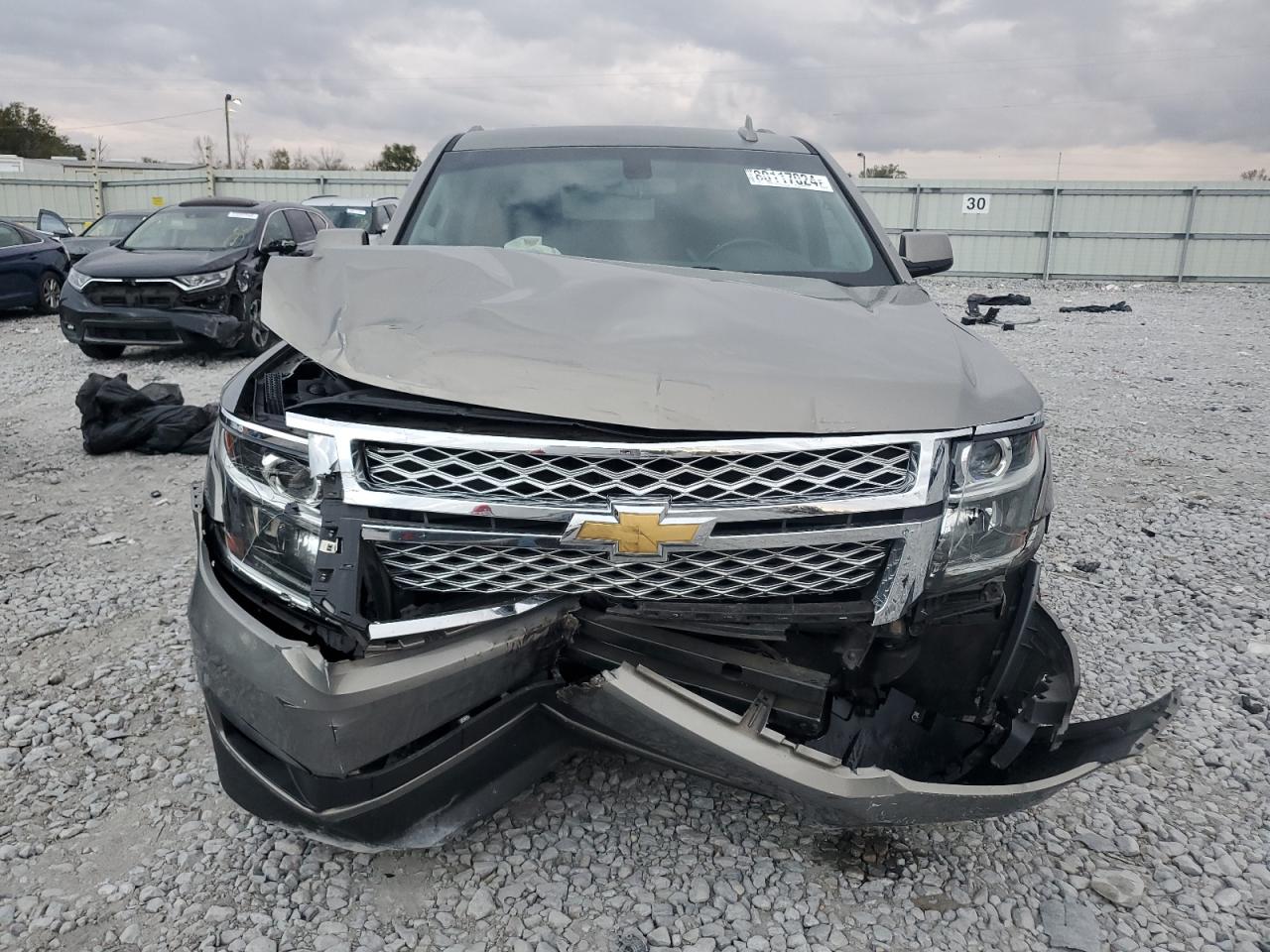 2017 Chevrolet Suburban VIN 1GNSCGKCXHR250876 Copart auction photo, undercarriage / front end damage thumbnail 5