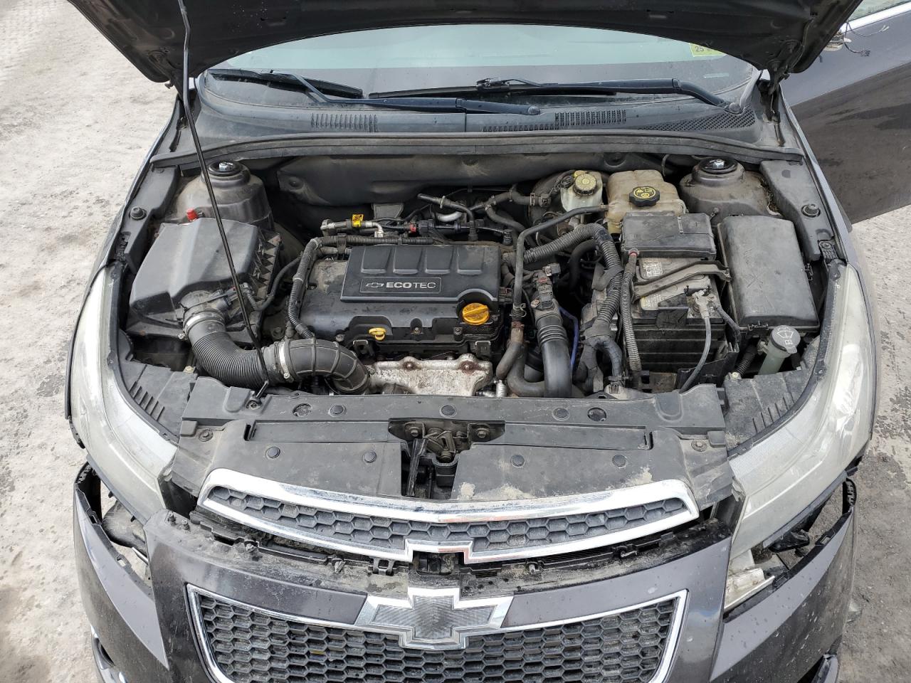 2014 Chevrolet Cruze VIN 1G1PC5SB1E7189296 Copart auction photo, front end / top/roof damage thumbnail 12