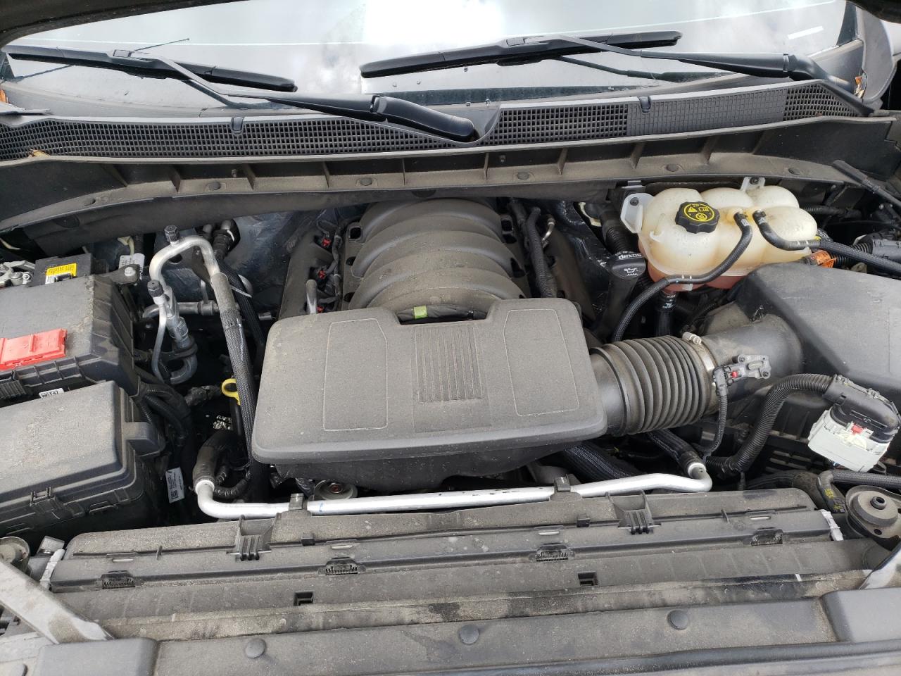 2022 Chevrolet Silverado VIN 1GCUDEED9NZ584643 Copart auction photo, side / front end damage thumbnail 11