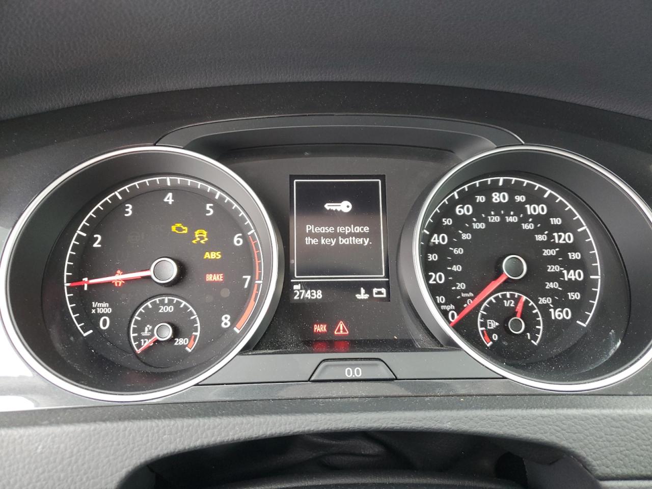 2019 Volkswagen Golf VIN 3VWG57AU7KM025422 Copart auction photo, front end / mechanical damage thumbnail 9