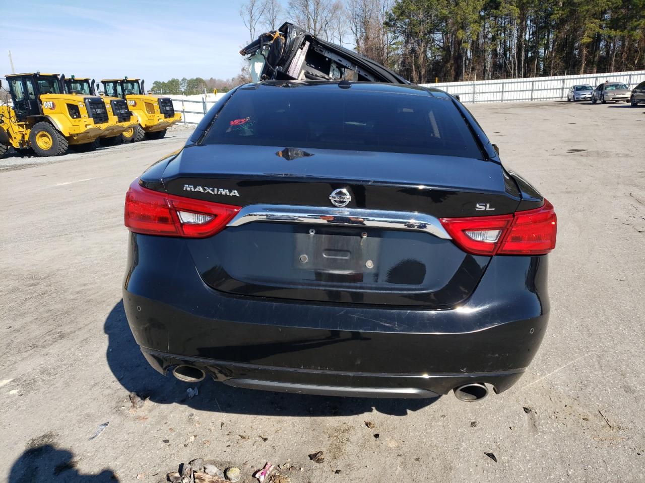 2018 Nissan Maxima VIN 1N4AA6AP9JC388352 Copart auction photo, rollover / all over damage thumbnail 6