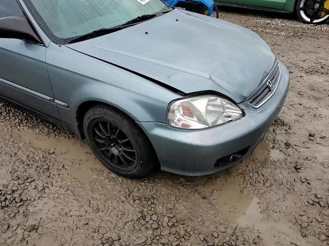 2000 Honda Civic VIN 2HGEJ6614YH600003 Copart auction photo, front end damage thumbnail 10