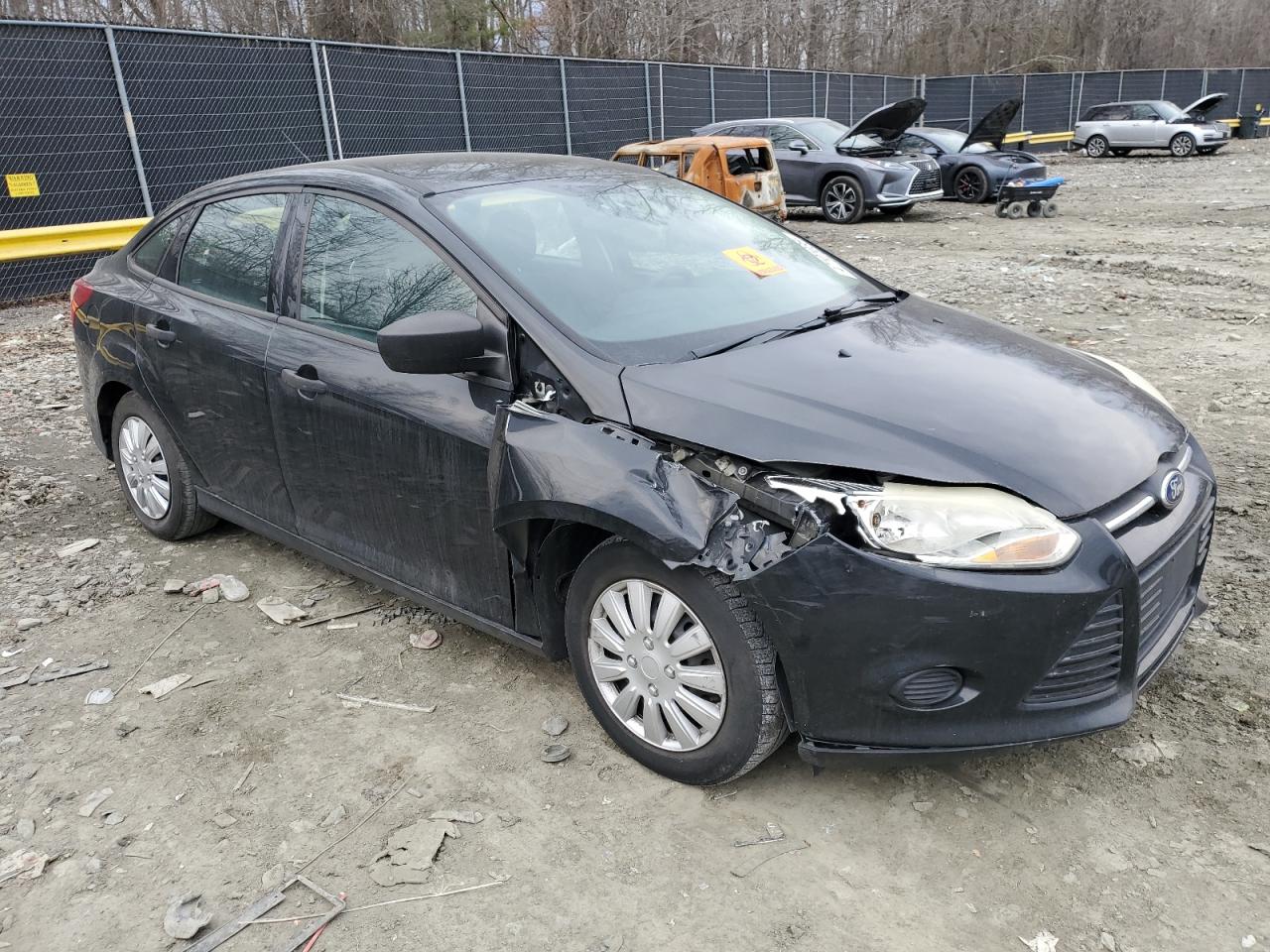 2013 Ford Focus VIN 1FADP3E23DL358857 Copart auction photo, front end / minor dent/scratches damage thumbnail 4