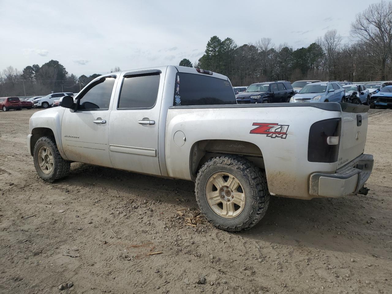 2010 Chevrolet Silverado VIN 3GCRKSE35AG214513 Copart auction photo, undercarriage / all over damage thumbnail 2