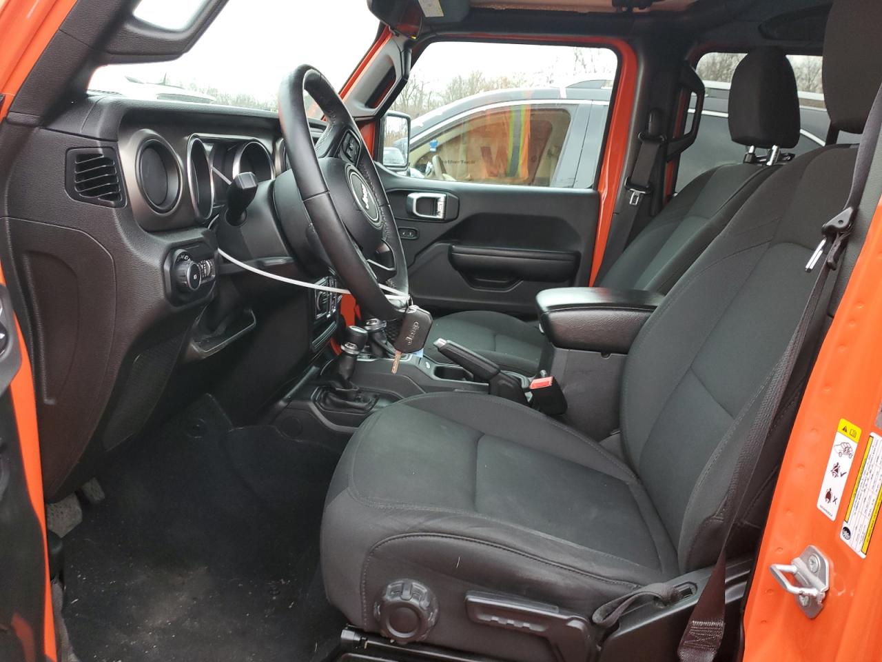 2018 Jeep Wrangler VIN 1C4HJXDG0JW281795 Copart auction photo, rear end damage thumbnail 7