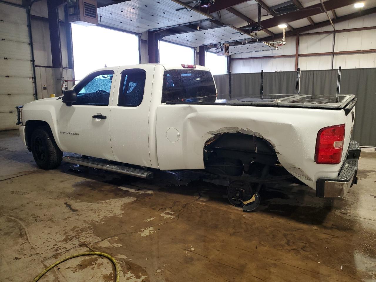2008 Chevrolet Silverado VIN 1GCEK19C38E163551 Copart auction photo, rear end / undercarriage damage thumbnail 2