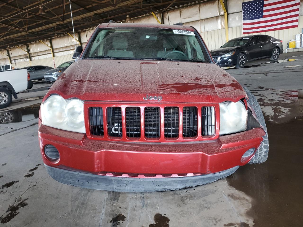 2006 Jeep Grand Cherokee VIN 1J4HS48N06C254653 Copart auction photo, front end / side damage thumbnail 5