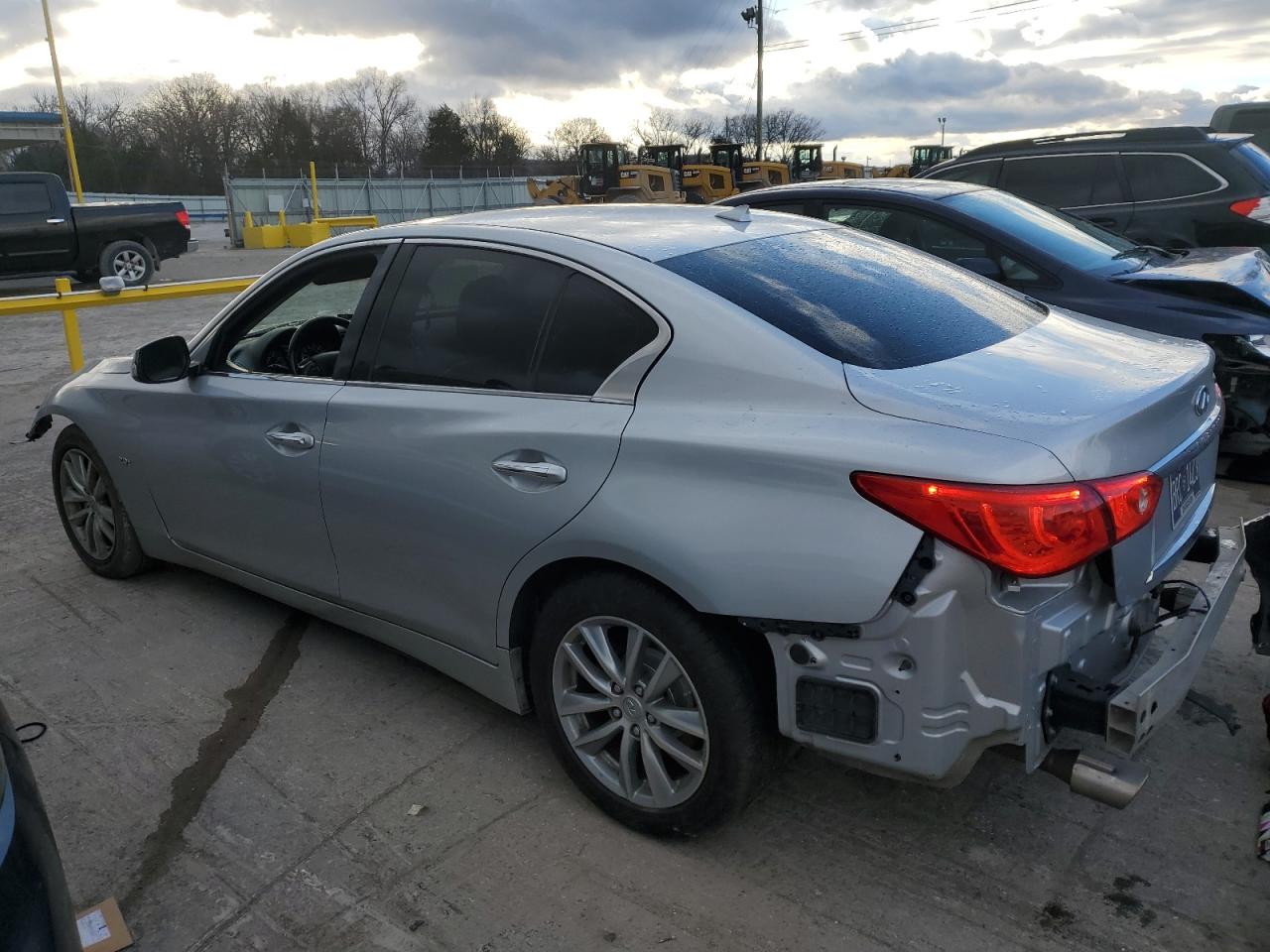 2017 Infiniti Q50 VIN JN1CV7AP8HM641794 Copart auction photo, all over damage thumbnail 2