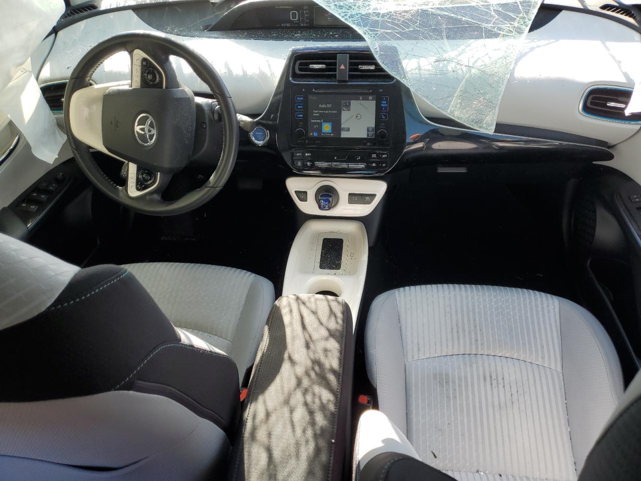 2018 Toyota Prius VIN JTDKARFU7J3066355 Copart auction photo, side / front end damage thumbnail 8
