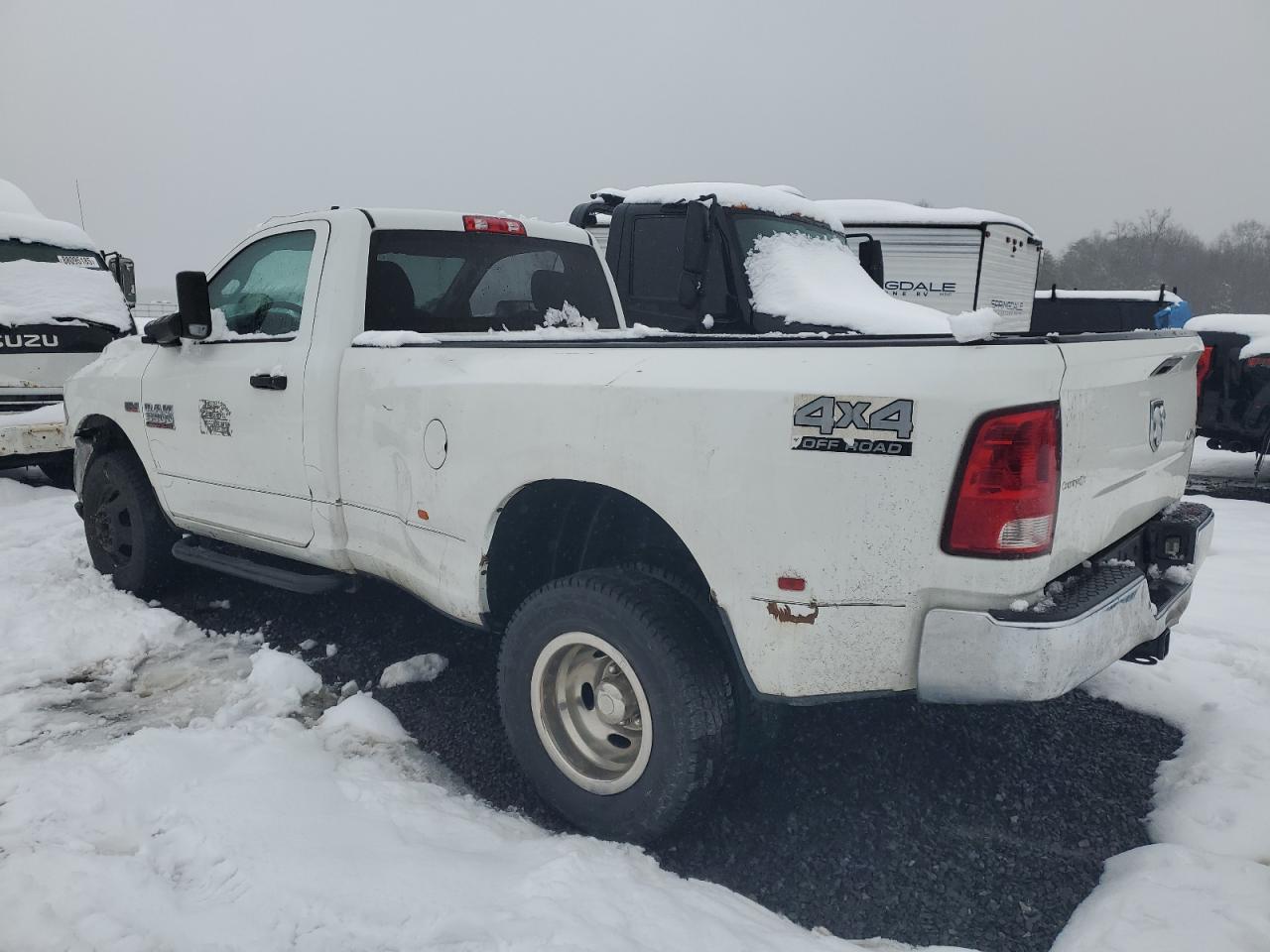 2014 RAM 3500 VIN 3C63RRAJ1EG209725 Copart auction photo, side / minor dent/scratches damage thumbnail 2