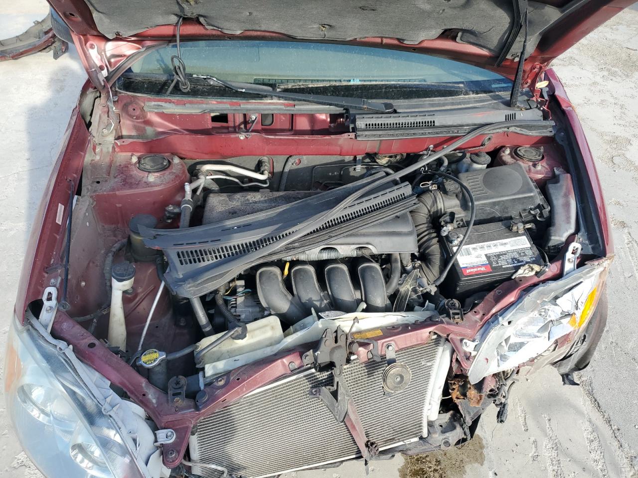 2004 Toyota Corolla VIN 1NXBR32E64Z269168 Copart auction photo, front end / mechanical damage thumbnail 11