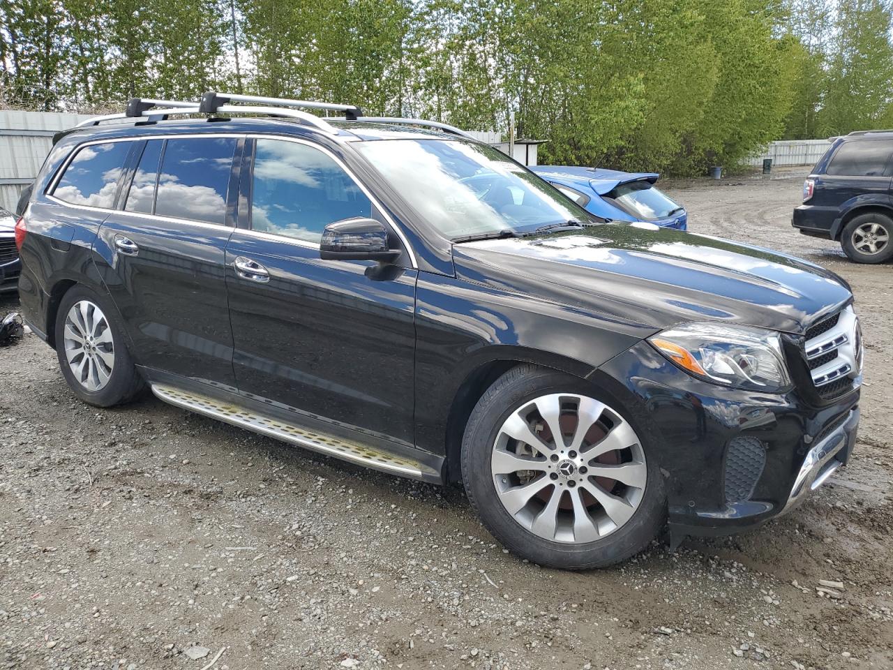 2017 Mercedes-Benz GLS-klasse VIN 4JGDF6EE7HA958674 Copart auction photo, front end / undercarriage damage thumbnail 4